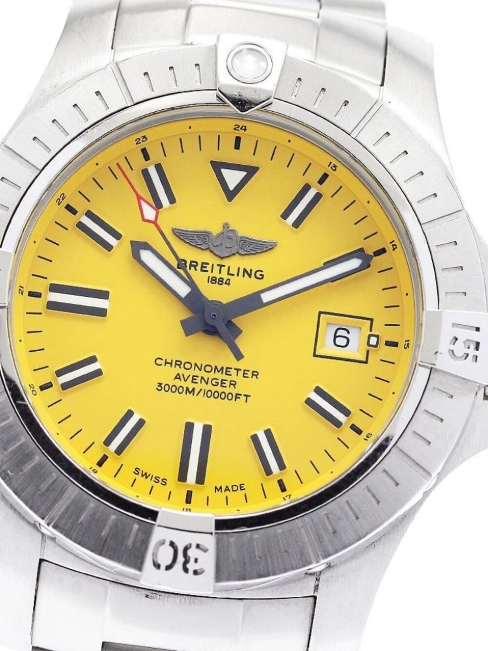BREITLING Avenger Automatic 45 A17319 Date yellow Dial Automatic Men's_882823